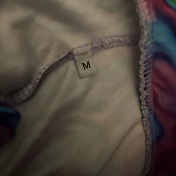 Colorful Swirl Print Two-Piece Rave Set - Picture 4 of 4